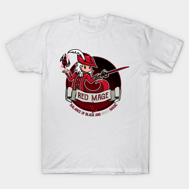 Red Mage from Final Fantasy T-Shirt-TJ